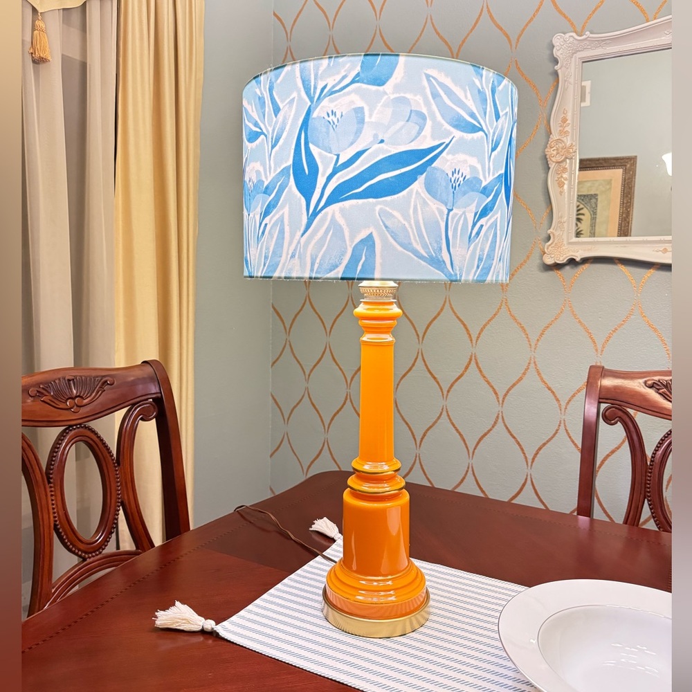 Rare Original Orange MCM Lamp